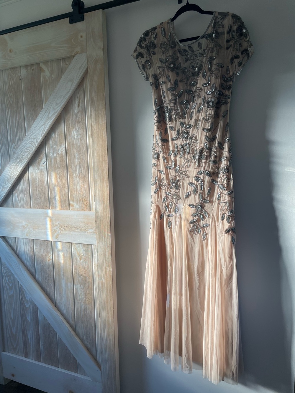 Elegant Beaded Evening Dress